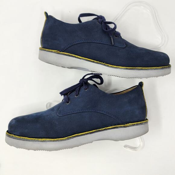 Samuel Hubbard UnSneaker Men 9 Wide Navy Blue Nubuck Comfort Loafer M1100 016 - Picture 9 of 11